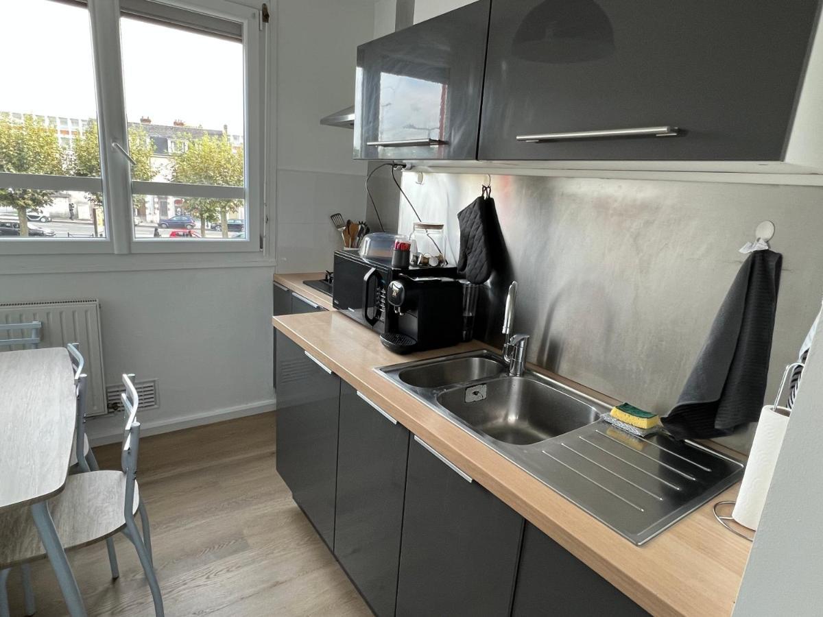 Appt 2 Chambres Proche Gare Fibre Wifi Orleans Luaran gambar